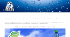 Desktop Screenshot of crystalmtnwater.com
