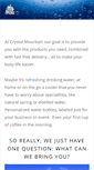 Mobile Screenshot of crystalmtnwater.com